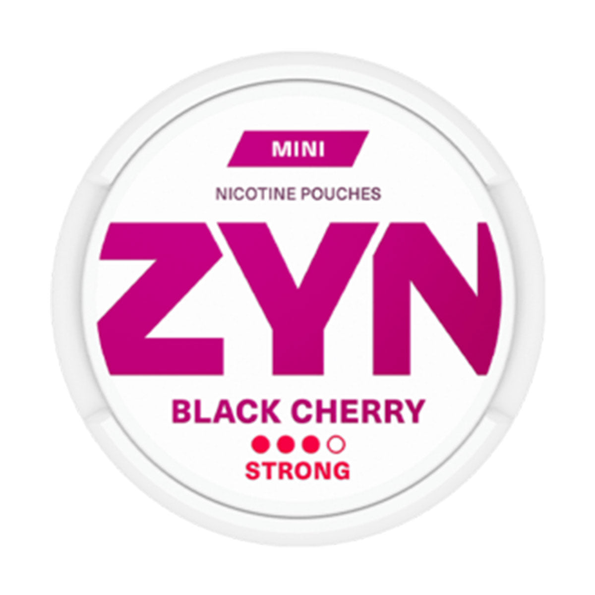 Black Cherry Zyn Mini Nicotine Snus Pouches