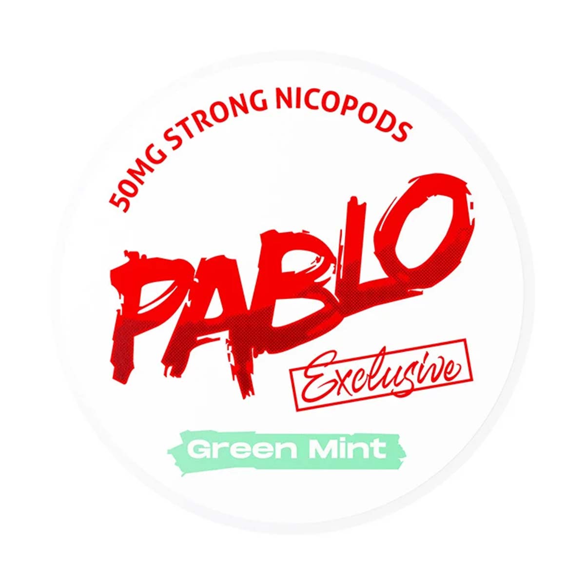 Green Mint Pablo Nicotine Snus Pouches