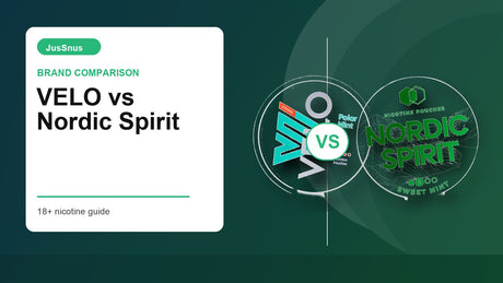 VELO vs Nordic Spirit nicotine pouches brand comparison cover image