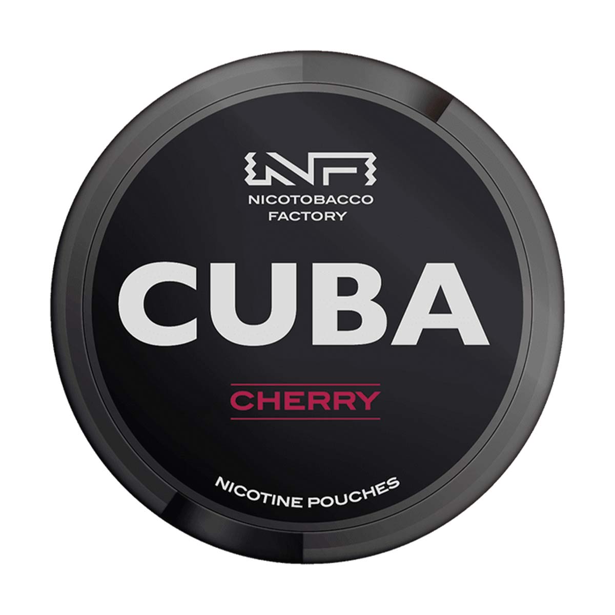 Cherry Cuba Black Nicotine Snus Pouches