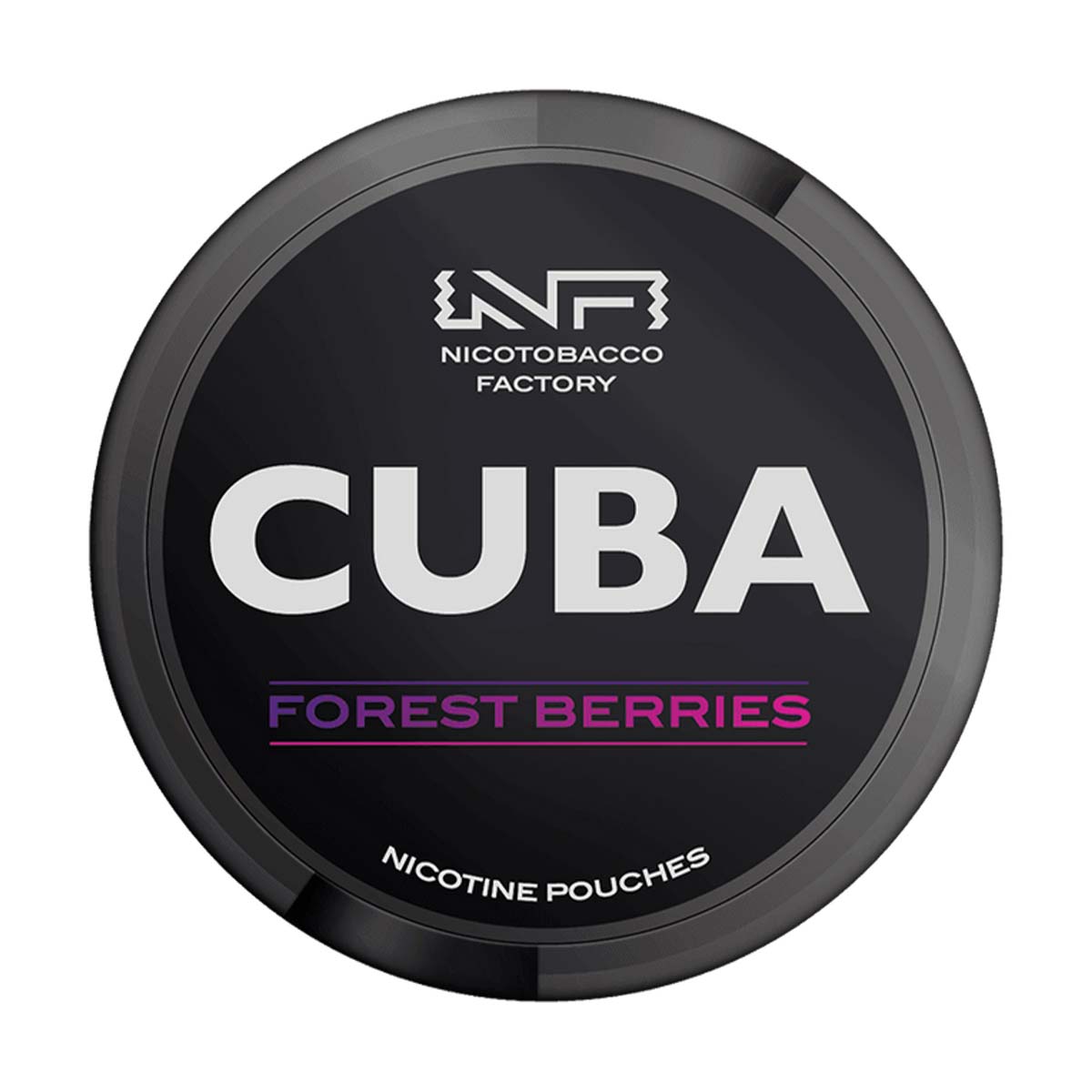 Forest Berries Cuba Black Nicotine Snus Pouches