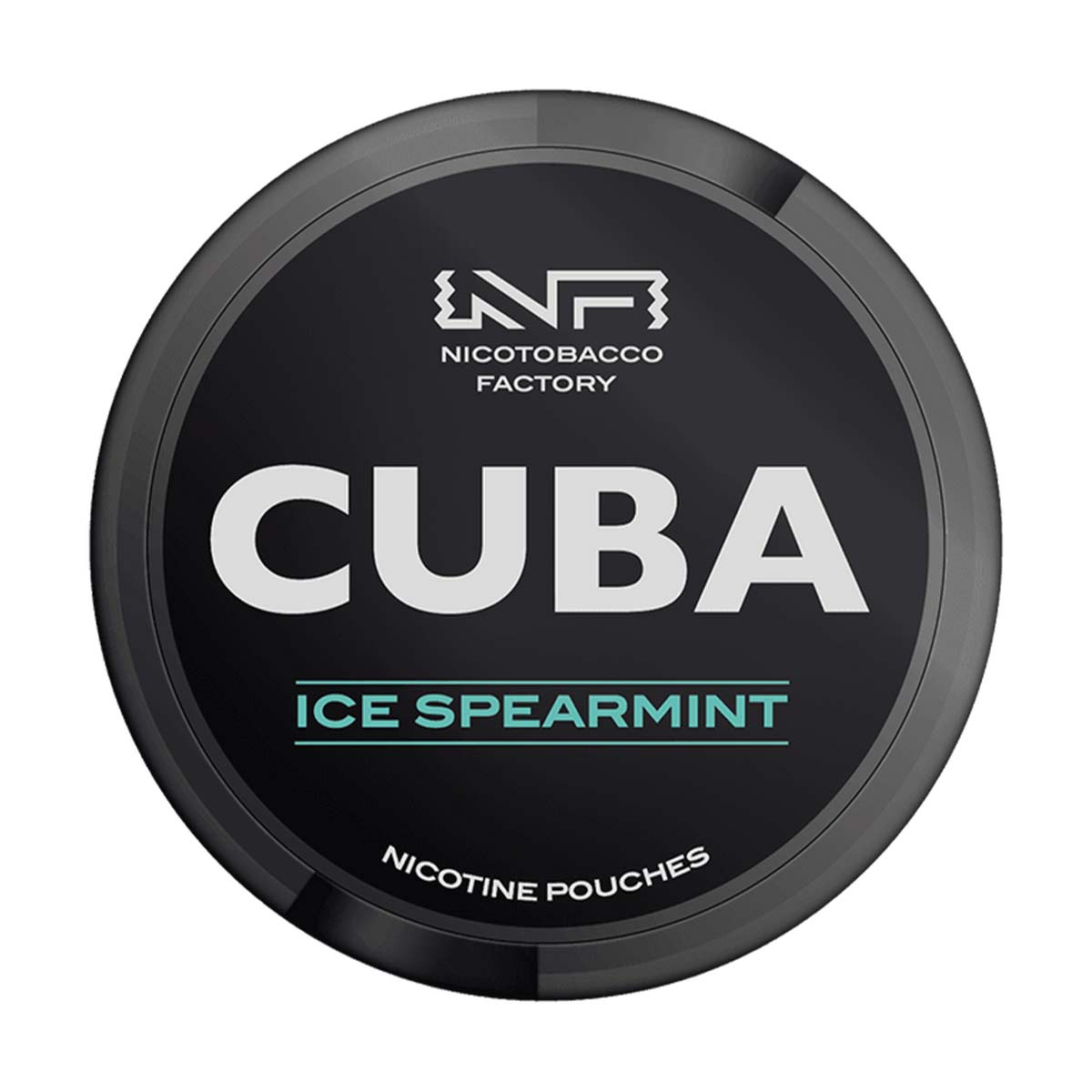 Ice Spearmint Cuba Black Nicotine Snus Pouches